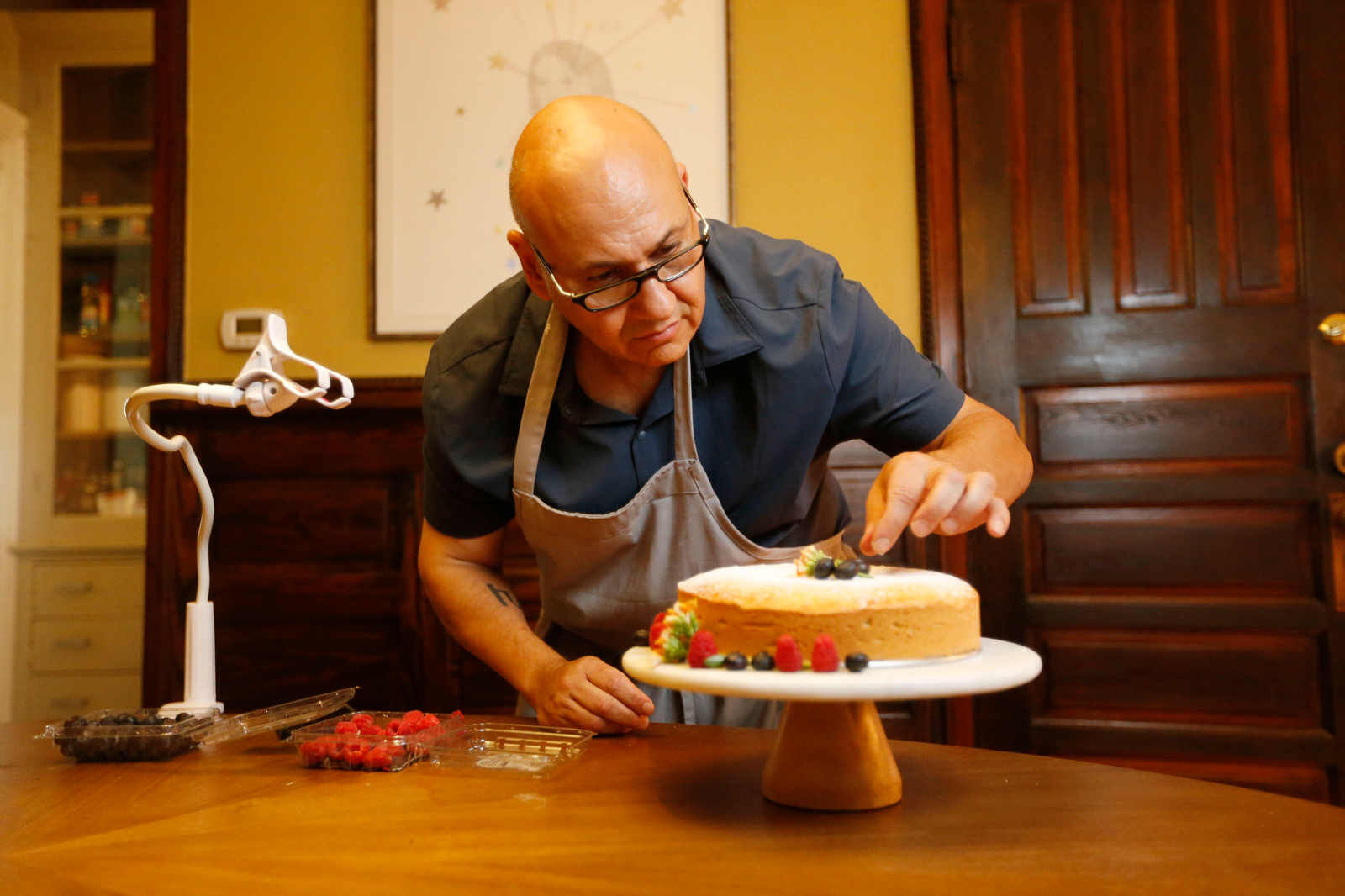 Dressing up the cake